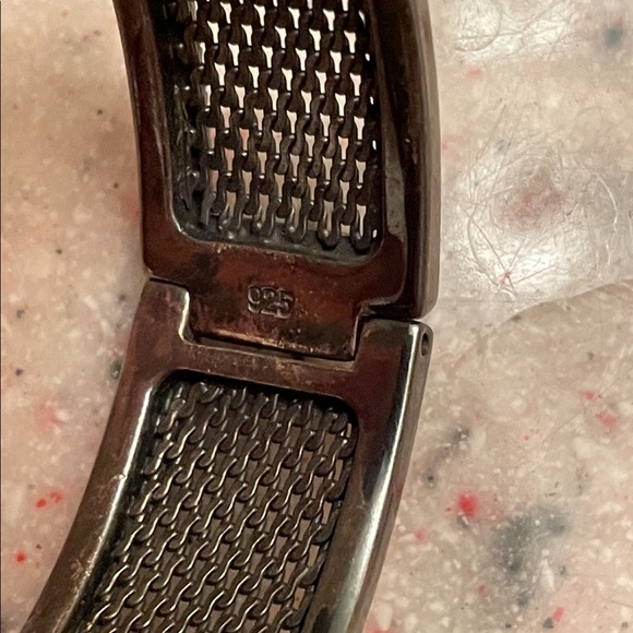 Vintage Judith Jack Sterling Marcasite Hinge Bracelet - Picture 6 of 9